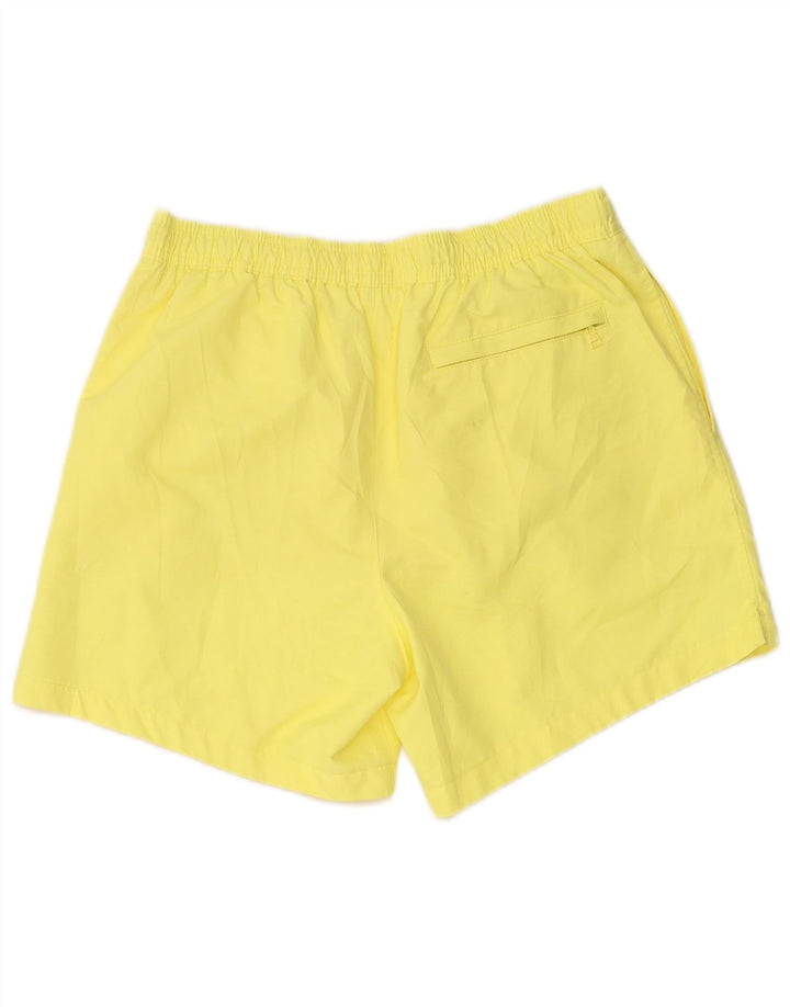 Pantaloni scurți de înot Calvin Klein pentru femei cu grafică UK 12 Poliester galben mediu