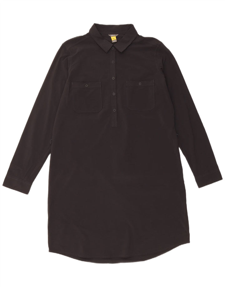 Rochie schimbătoare cu mânecă lungă pentru femei Eddie Bauer UK 16 Poliester negru mare