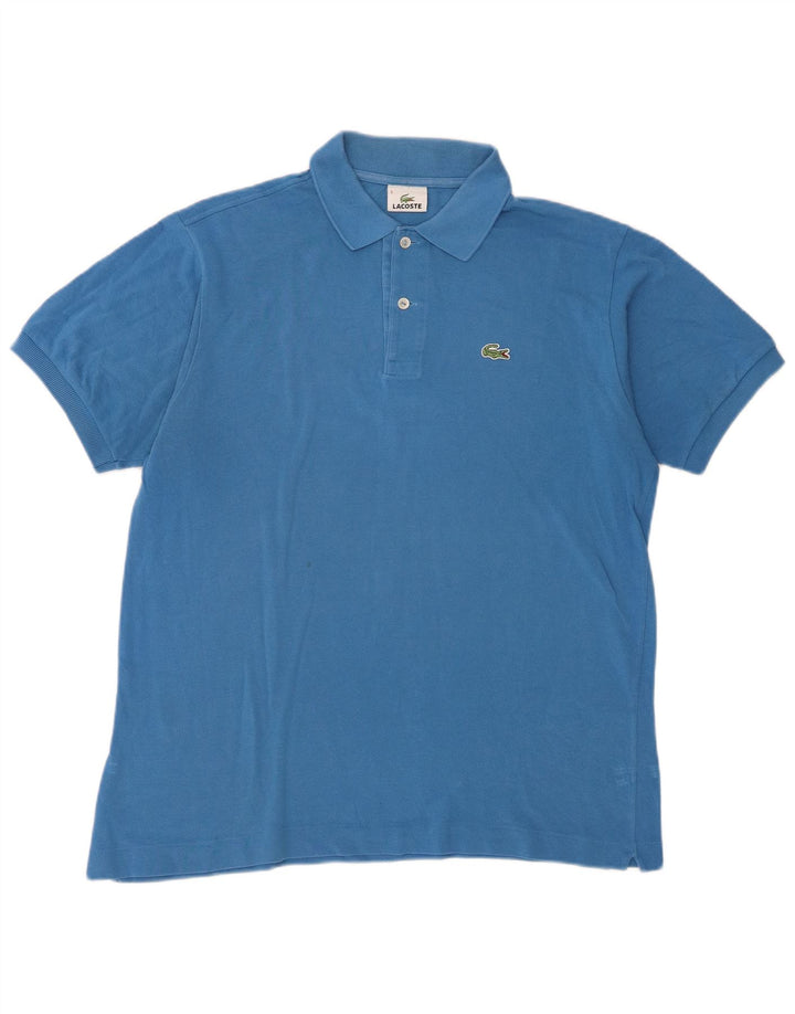 Tricou polo Lacoste pentru bărbați mărimea 5 mare, albastru, bumbac