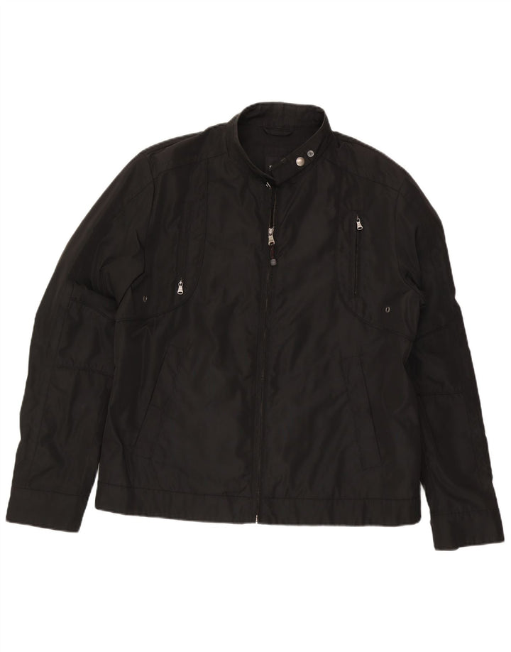 Jachetă bomber pentru bărbați Hugo Boss EU 54 2XL Poliester negru