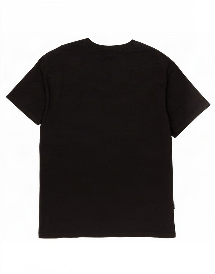 Tricou grafic Vans pentru bărbați Top mediu din bumbac negru