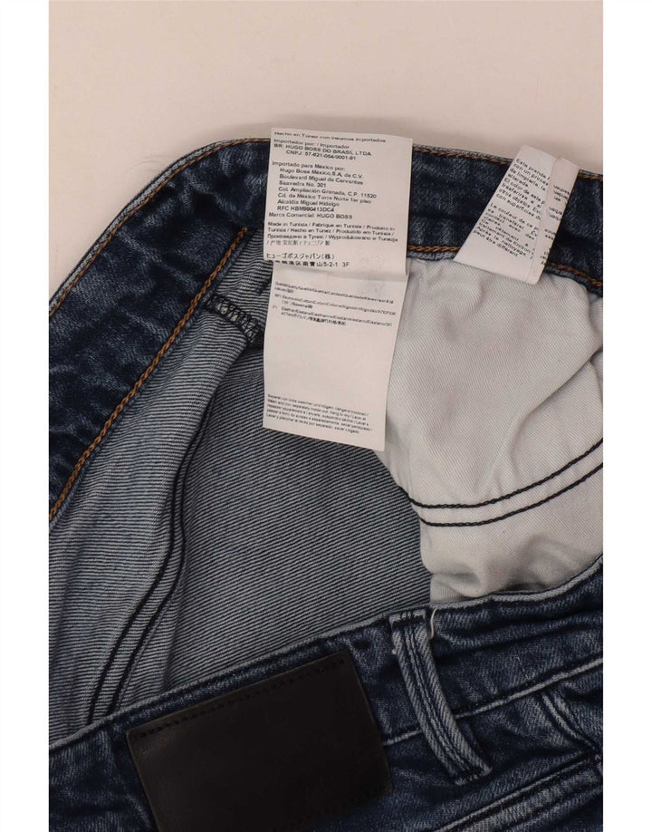 Blugi slim pentru bărbați Hugo Boss W36 L32 Bumbac albastru