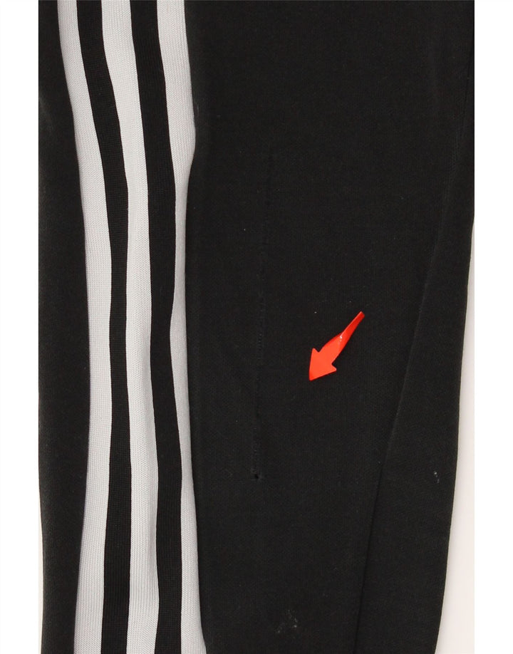 Pantaloni de trening ADIDAS pentru femei UK 8 Poliester negru mic