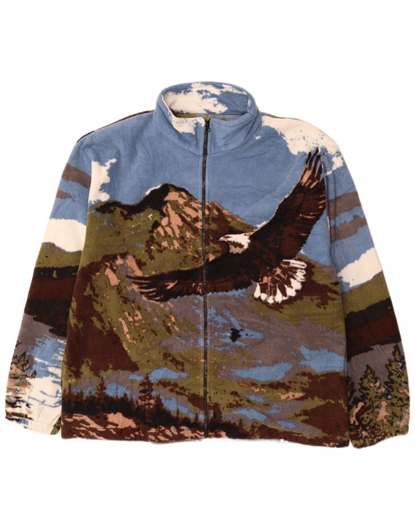 Jachetă pentru bărbați Atlas For Men Eagles Graphic Fleece UK 44 2XL Multicolor