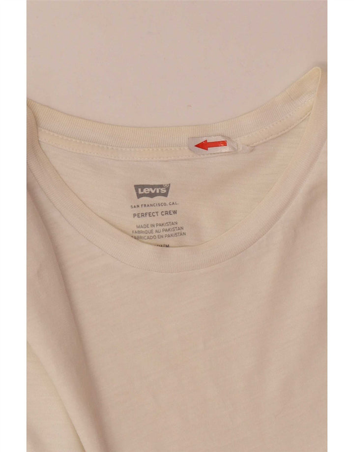 Tricou pentru femei Levi's Top UK 14 Medium White Bumbac