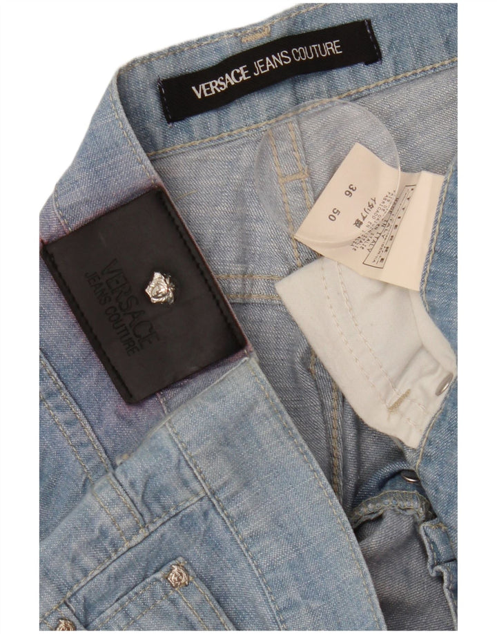 Blugi Versace pentru bărbați IT 50 Large W36 L37 Blue Bumbac