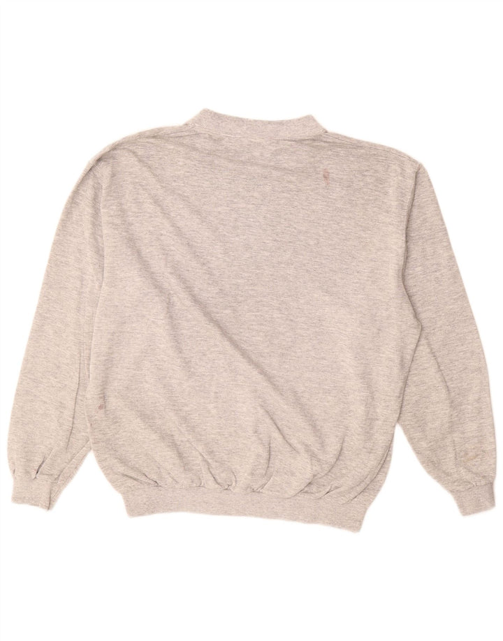 Hanorac pentru bărbați Wrangler Jumper mare din bumbac cu dungi gri