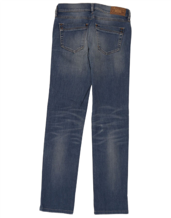 DIESEL Womens Ronhar Regular Bootcut Jeans W25 L30 Blue Cotton