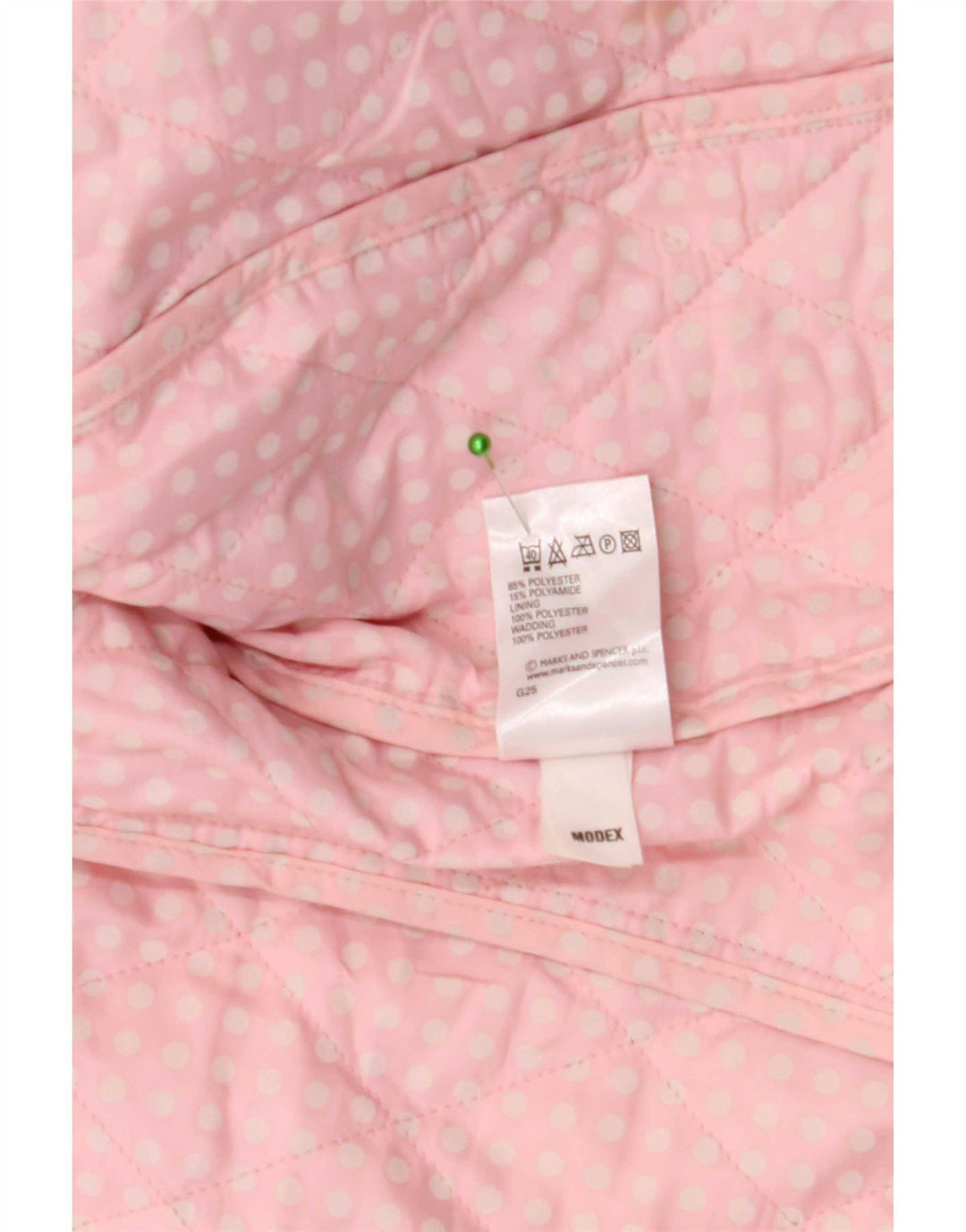 Jachetă matlasată pentru femei Marks & Spencer UK 10, poliester roz mic