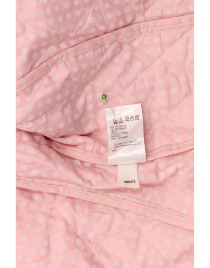 Jachetă matlasată pentru femei Marks & Spencer UK 10, poliester roz mic