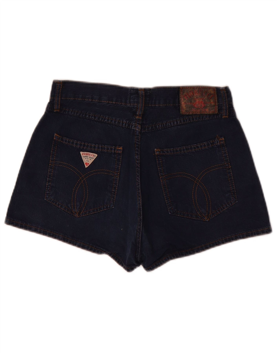 Pantaloni scurți Fiorucci de damă din denim W26 mici, albastru, bumbac