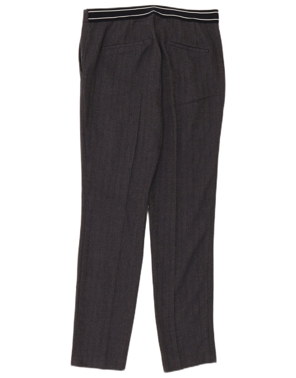 Pantaloni chino subțiri pentru femei Zara L30 L28, poliester negru