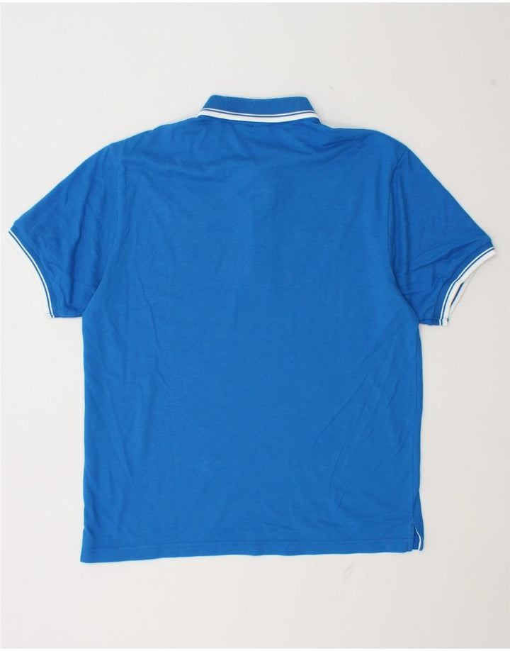 Tricou polo pentru bărbați Champion, din bumbac albastru mediu
