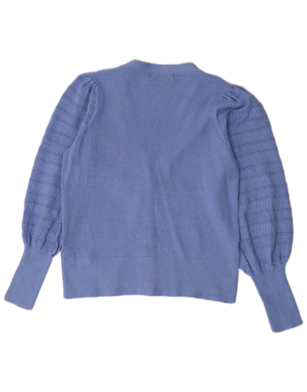 Pulover cardigan pentru femei Marks & Spencer UK 12 Medium Blue Viscose