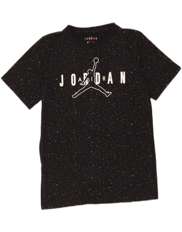 Tricou grafic pentru băieți Jordan Top 13-14 ani XL cu pete negre