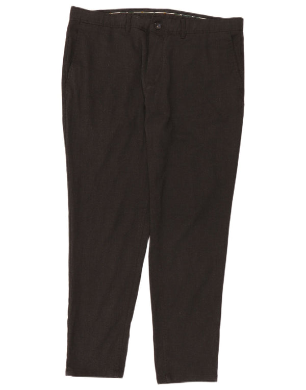 Pantaloni chino slim pentru bărbați Zara EU 46 XL W36 L29 gri