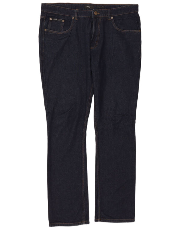 PIERRE CARDIN Blugi drepți pentru bărbați Paris Regular Fit W40 L33 Bleumarin