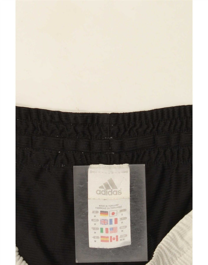 Pantaloni scurți sport pentru bărbați Adidas, mediu alb, poliester color bloc