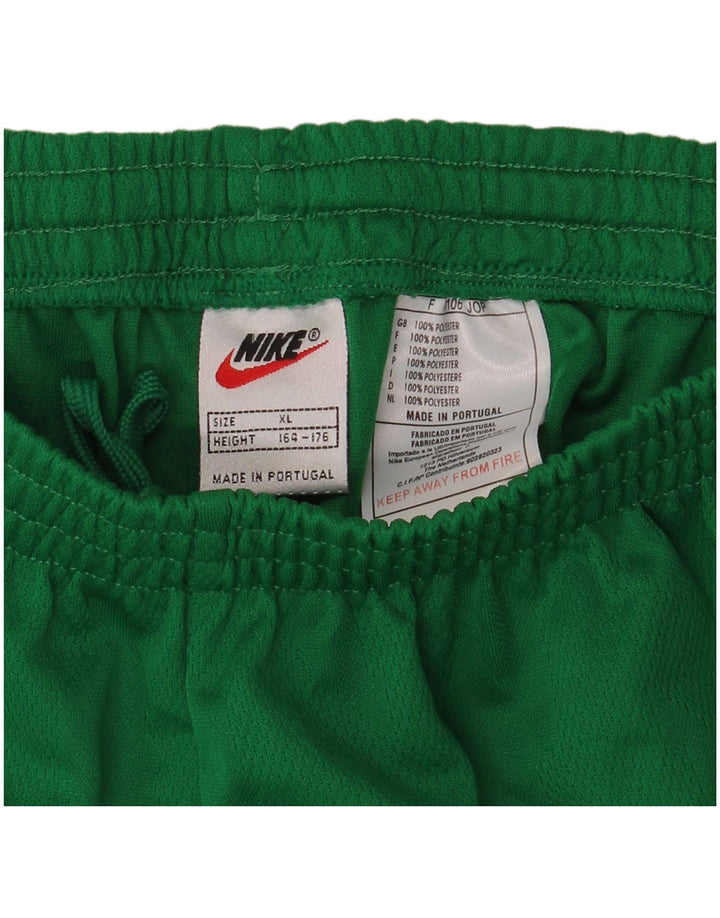 Pantaloni scurți sport Nike băieți 13-14 ani XL poliester verde