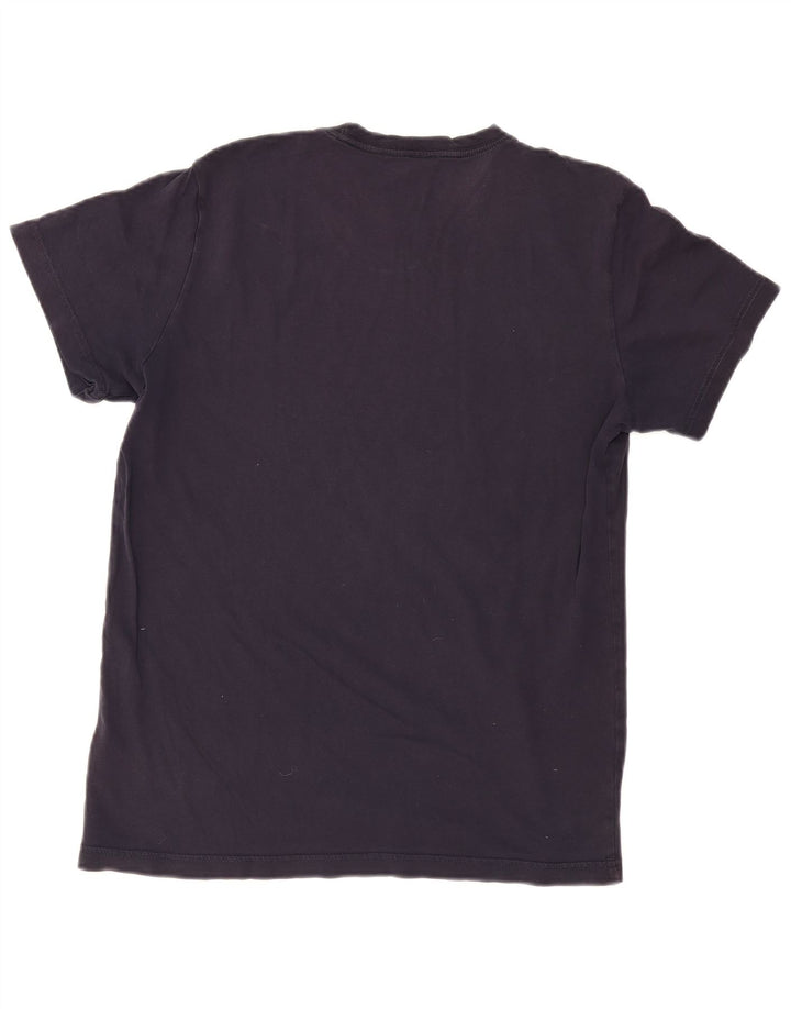 Tricou grafic pentru bărbați Adidas Top mediu din bumbac bleumarin