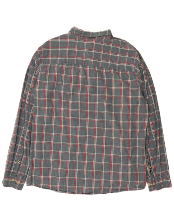 Cămașă pentru bărbați Fat Face Regular Fit 2XL, bumbac în carouri gri