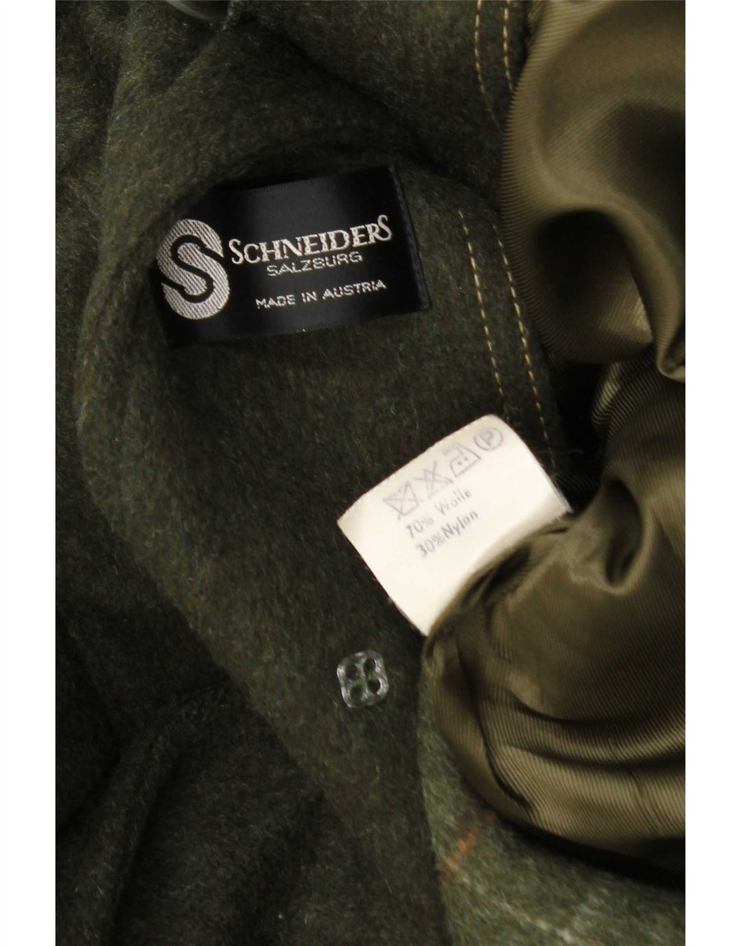 Palton pentru bărbați Schneiders UK 38 Medium Khaki Lână