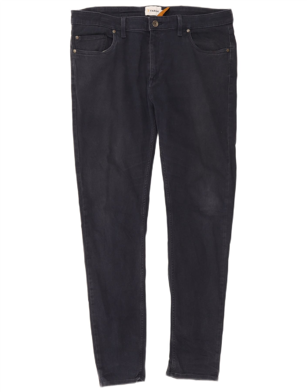 Blugi slim pentru bărbați Farah W36 L32 bumbac bleumarin