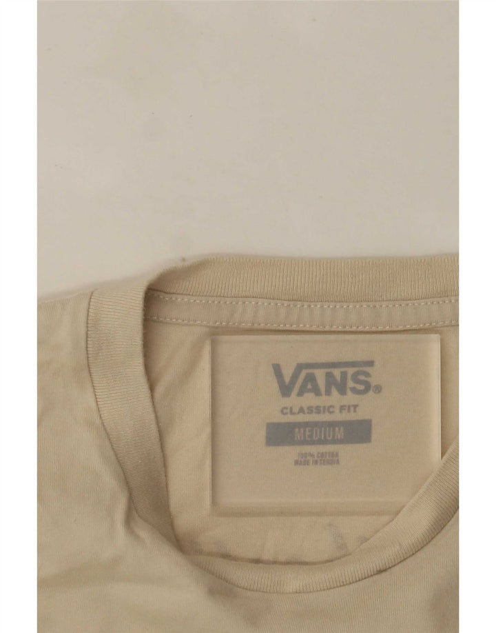 Tricou grafic Vans Classic Fit Top Bumbac Bej Mediu