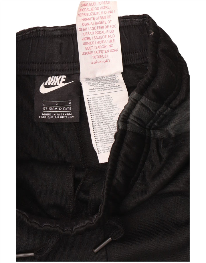 Pantaloni de trening Nike pentru băieți Pantaloni de jogging 12-13 ani, mari, negru, color block