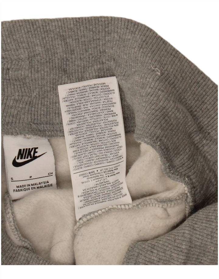 Pantaloni scurti sport NIKE pentru femei UK 10, bumbac gri mic