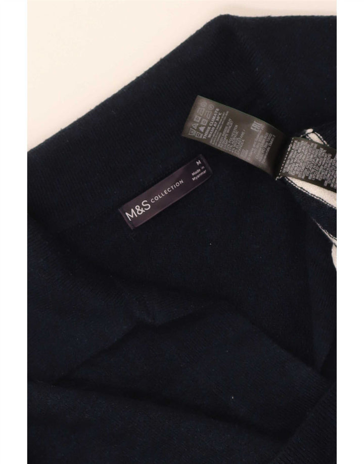 Marks & Spencer Pulover cu gât polo pentru femei UK 14 Medium Bleumarin