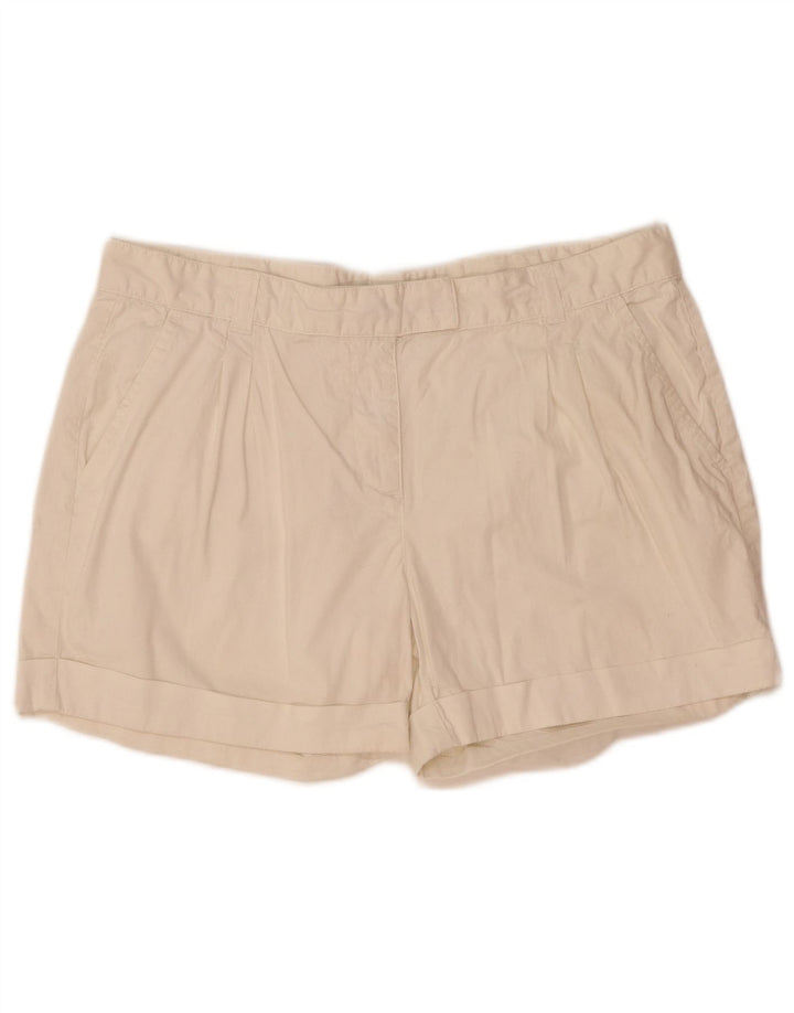 Pantaloni scurți chino pentru femei Jigsaw UK 14 Large W36 White