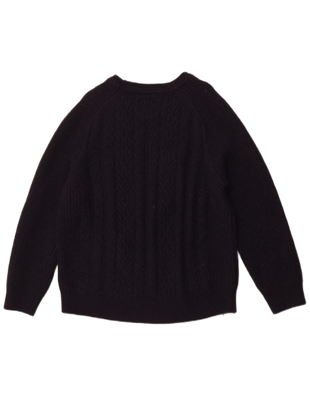 Pulover pentru femei Fat Face cu decolteu triplu UK 22 3XL Lână bleumarin