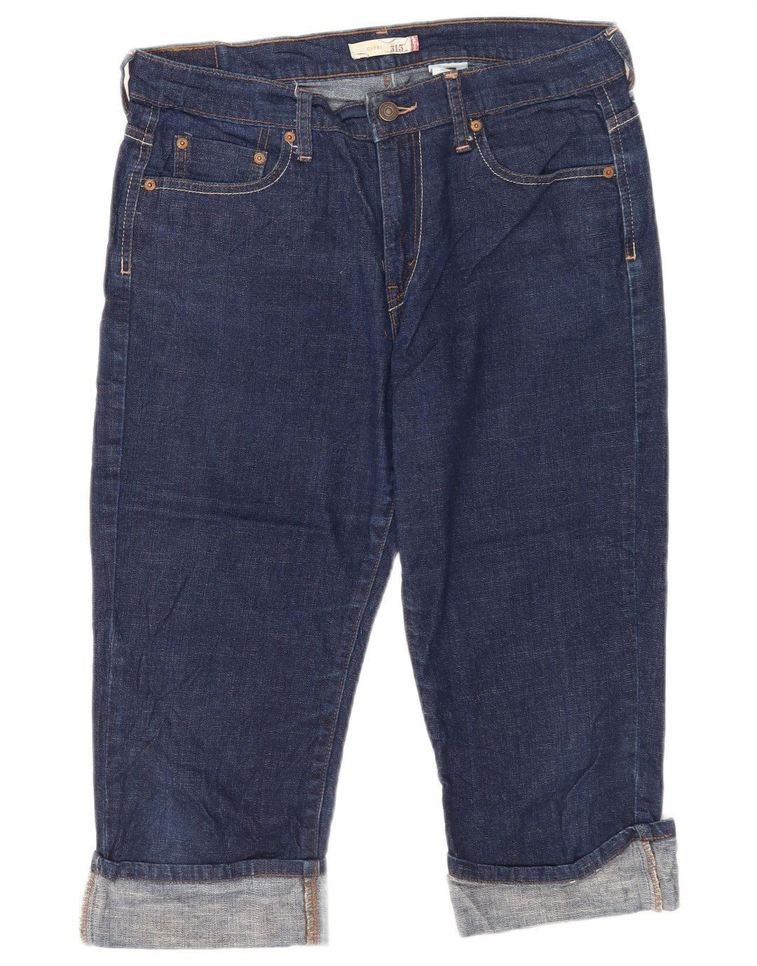 Blugi Levi's 515 Capri pentru femei US 10 Large W32 L19 Blue Bumbac