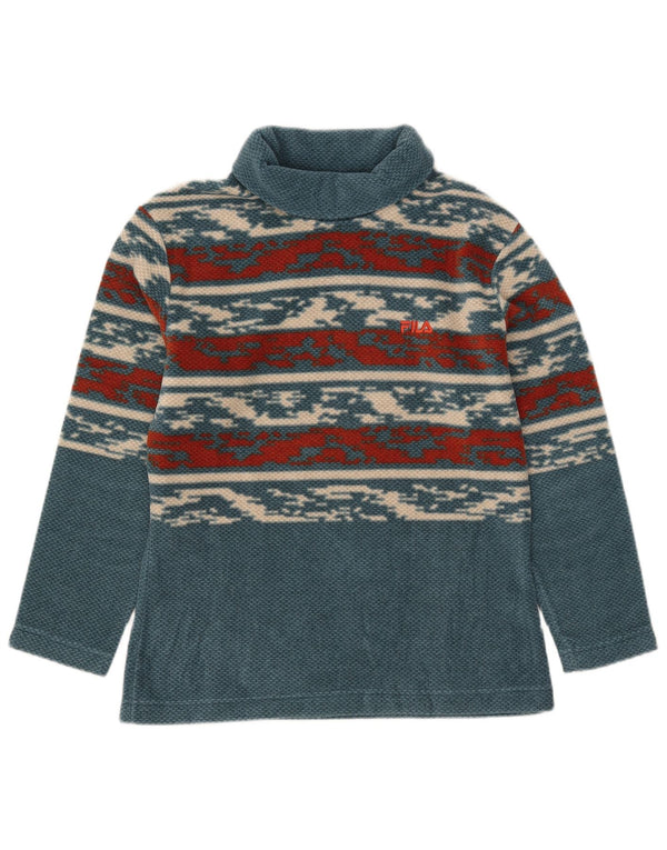 Pulover Fila Pulover cu gât rulat pentru femei IT 44 Medium Blue Striped