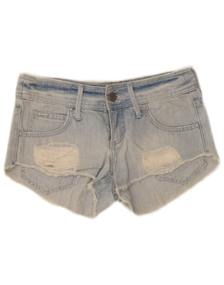 Pantaloni scurți din denim învechit pentru femei Billabong US 6 Medium W30 Bumbac albastru