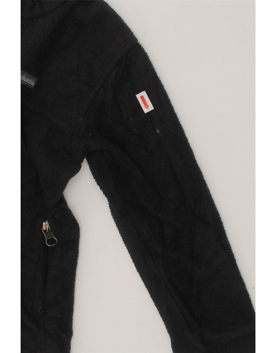 COLUMBIA Boys Fleece Jacket 3-4 Years Black Polyester Vintage Columbia and Second-Hand Columbia from Messina Hembry 