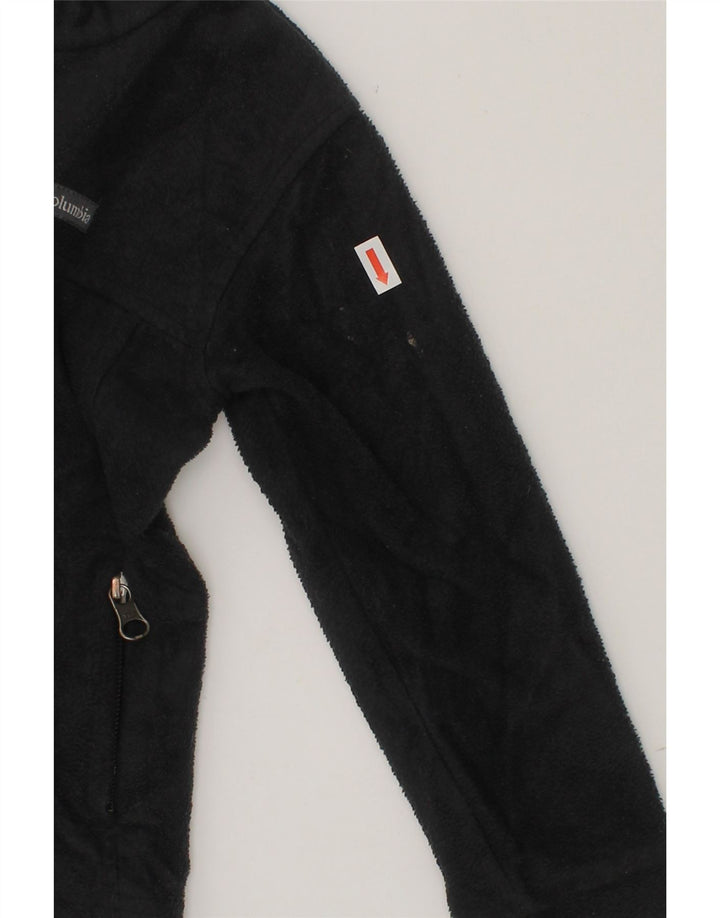 COLUMBIA Boys Fleece Jacket 3-4 Years Black Polyester Vintage Columbia and Second-Hand Columbia from Messina Hembry 