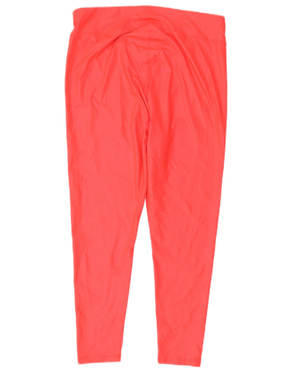 Leggings Capri Puma pentru femei UK 16 Poliester roșu mare