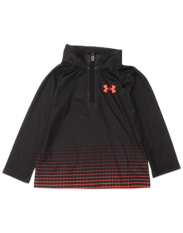 UNDER ARMOUR Pulover pentru copii Baieti Trening Top 6-9 Luni Negru Geometric