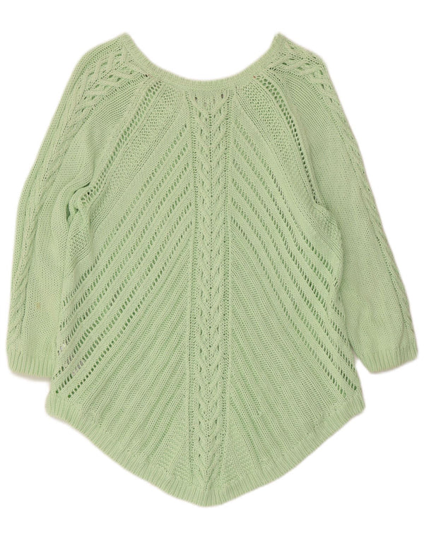 Pulover cu decolteu în V asimetric pentru femei Marks & Spencer UK 18 XL verde