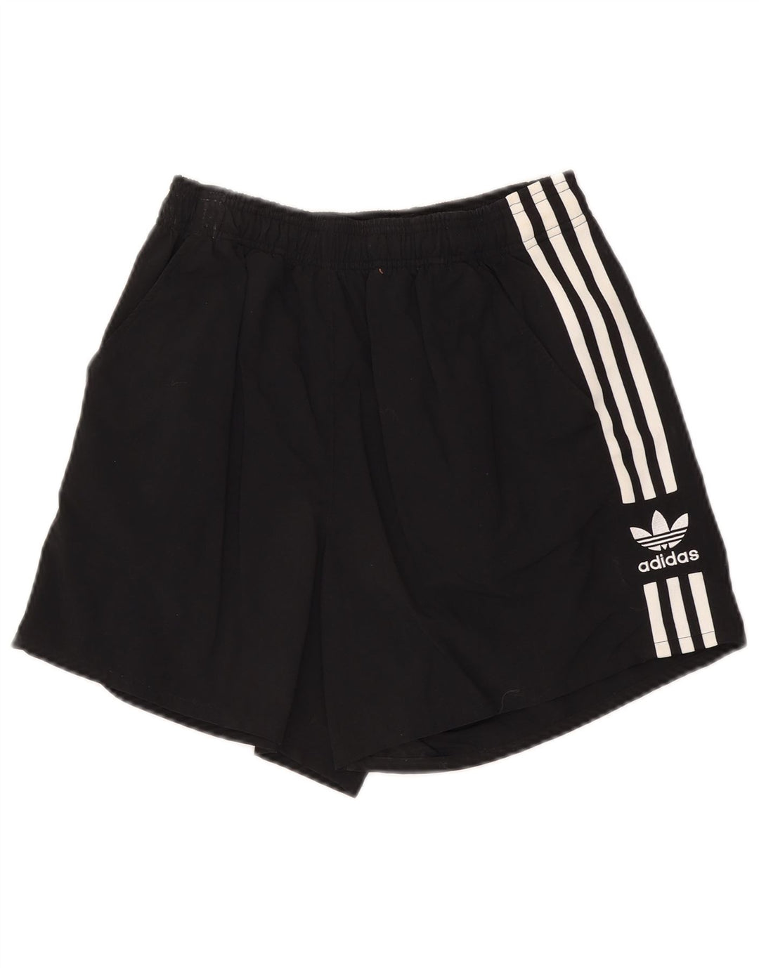Pantaloni scurti sport ADIDAS pentru femei UK 12 Poliester mediu negru