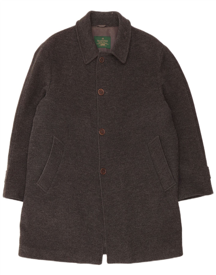 BROOKSFIELD Womens Overcoat EU 48 2XL Black Wool