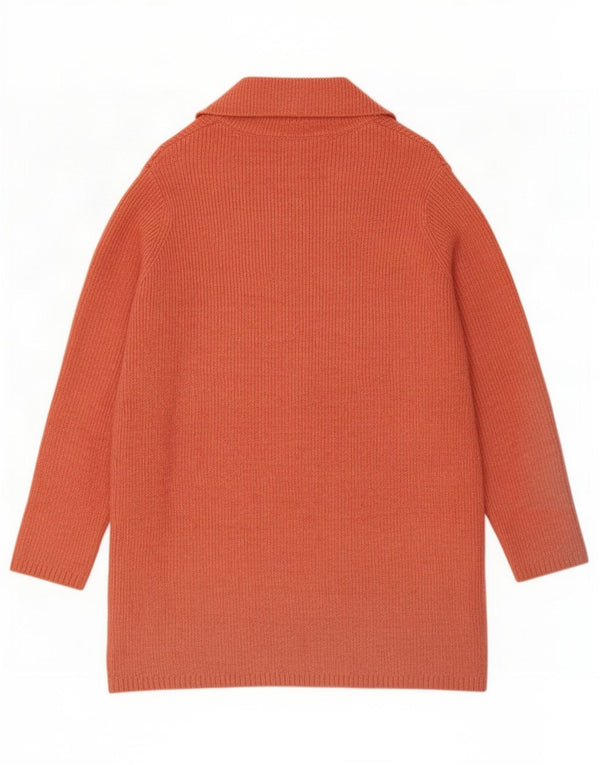 Pulover cardigan deschis pentru femei Marks & Spencer UK 12 portocaliu mediu