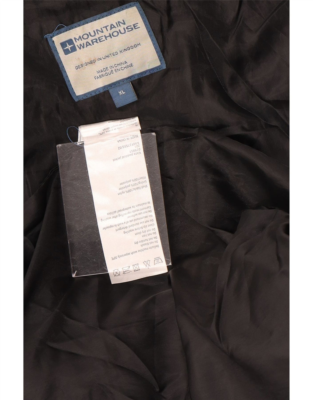 Jachetă căptușită pentru bărbați Mountain Warehouse UK 42 XL Nylon negru