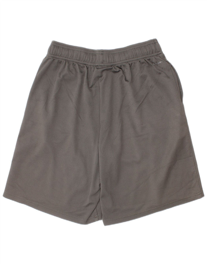 Pantaloni scurți sport grafic Nike pentru băieți 10-11 ani, gri mediu, poliester sport