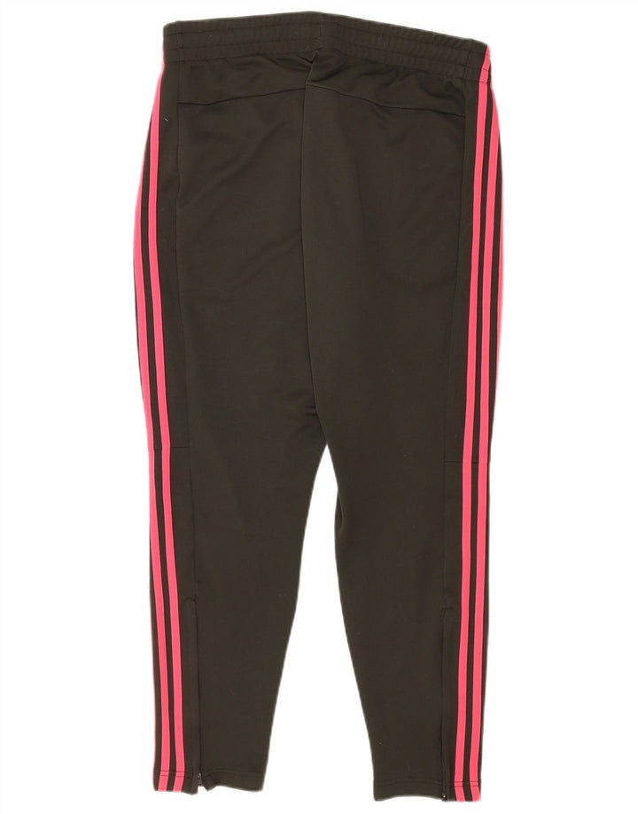 Pantaloni de trening Adidas pentru femei Marea Britanie 16/18 Poliester negru mare
