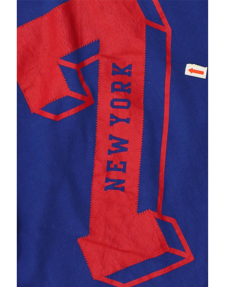 Tricou grafic pentru bărbați SUPERDRY Top mare albastru