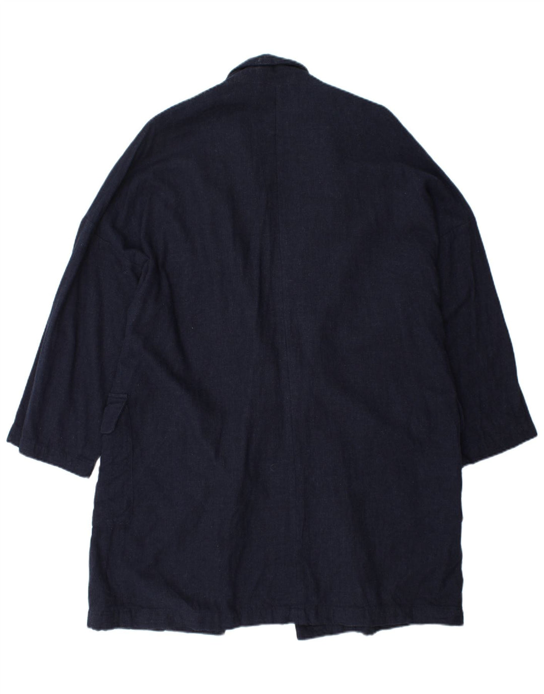 Pardesiu supradimensionat pentru femei ZARA UK 16 mare, bleumarin, viscoză