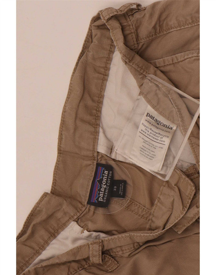 Pantaloni scurți chino pentru bărbați Patagonia W33 bumbac mediu bej